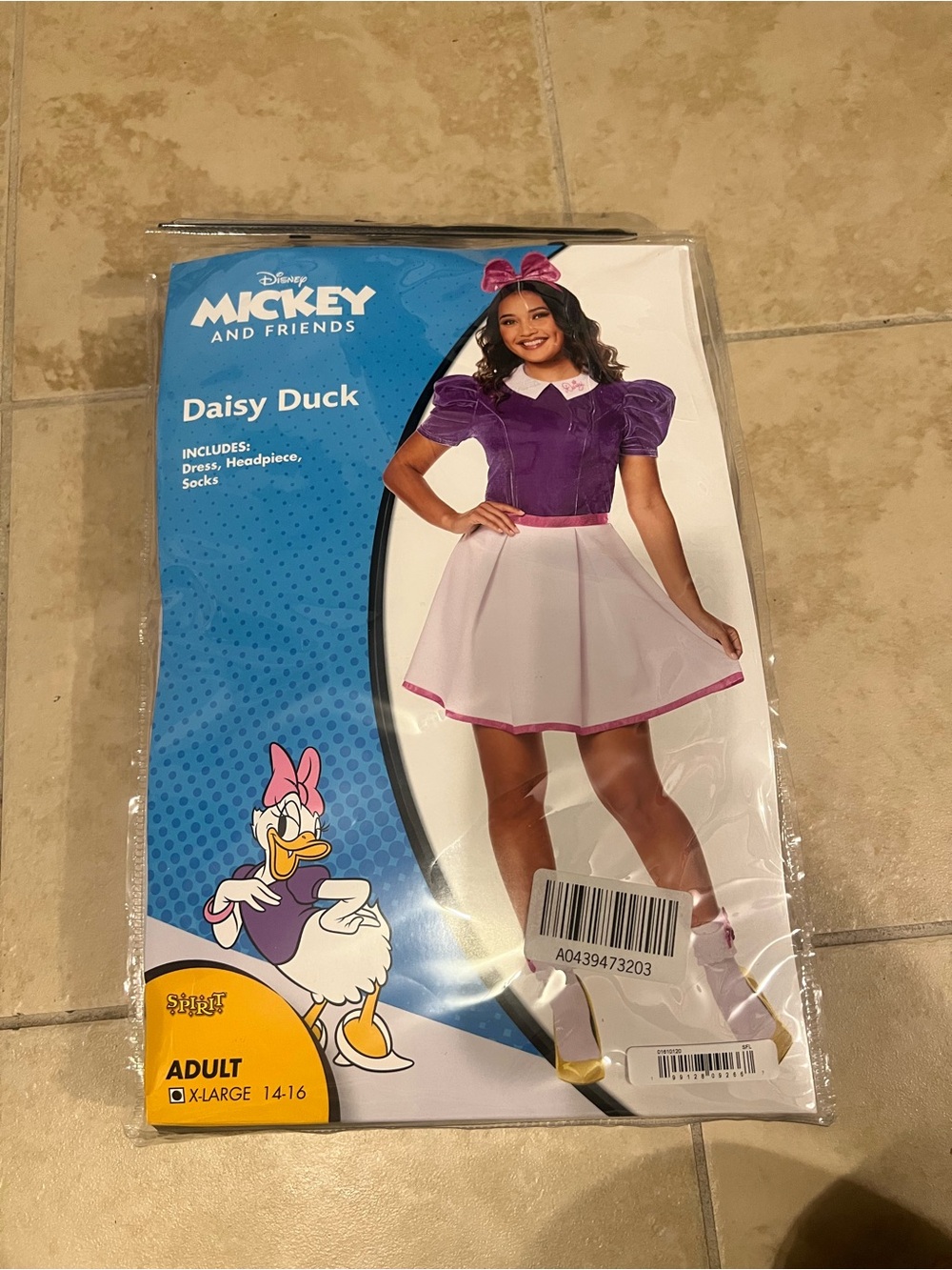 Spirit Daisy Duck Costume in Purple, White, Pink
